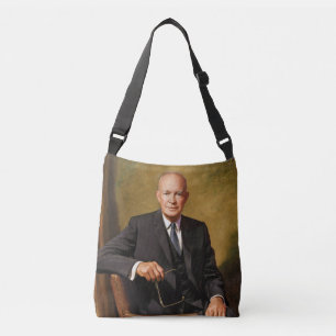 Dwight Eisenhower President White House Porträtt Axelväska