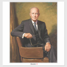 Dwight Eisenhower President White House Porträtt