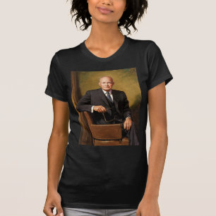 Dwight Eisenhower President White House Porträtt T Shirt