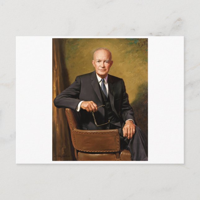 Dwight Eisenhower Vykort (Framsida)