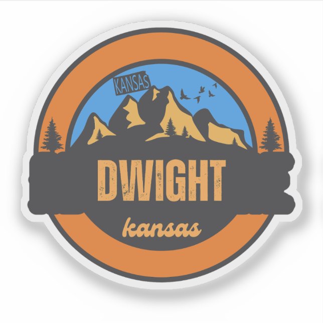 Dwight, Kansas Klistermärken (Framsida)