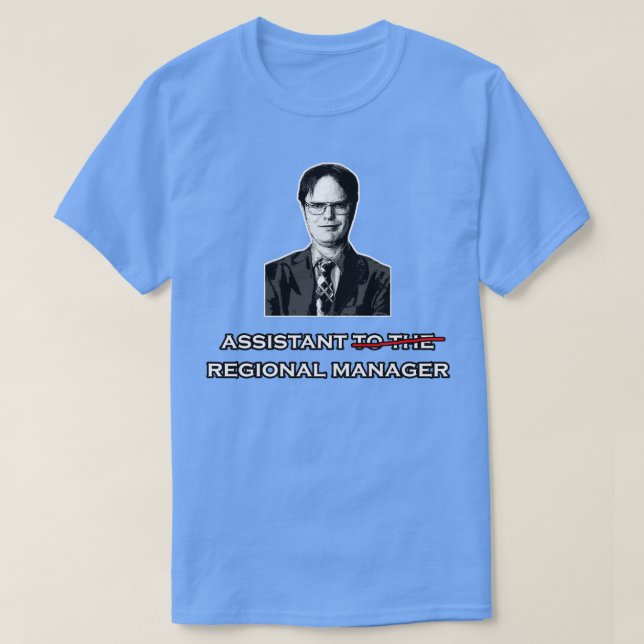 Dwight Regional Manager T Shirt (Design framsida)