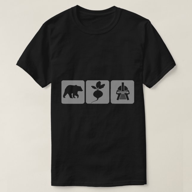 Dwight Schrute Bears Beets Battlestar Galactica T Shirt (Design framsida)