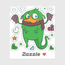 Dwight the monster, dekal