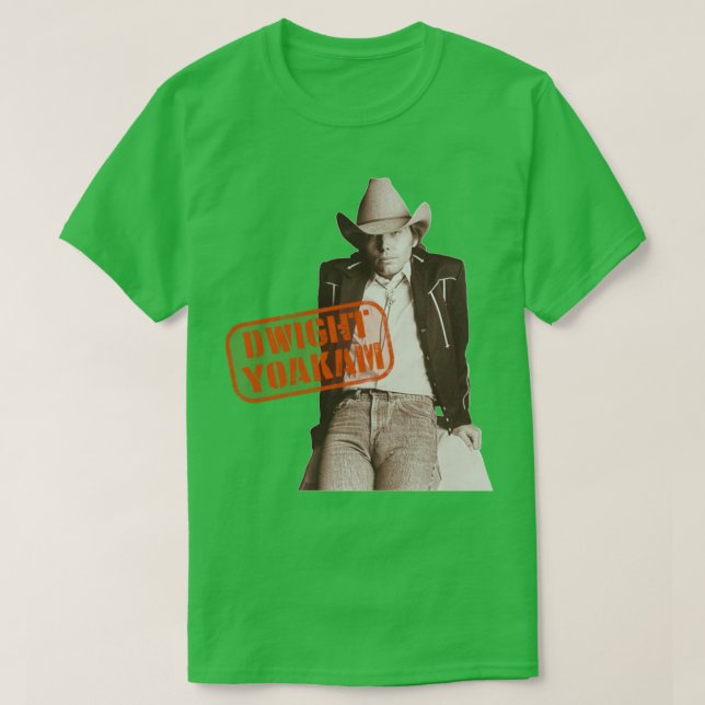 Dwight Yoakam the Bulge Land Icon Tribute T Shirt (Design framsida)