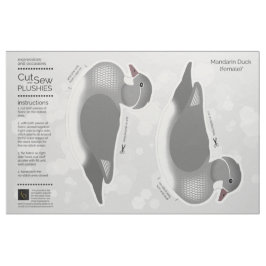 DY cut & Sew plush Female Mandarin Anka Tyg