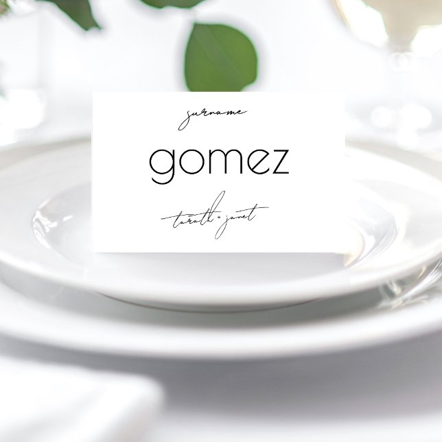 DY-monteringskort för svartvit Bröllop Bordsnummer (Skapare uppladdad)