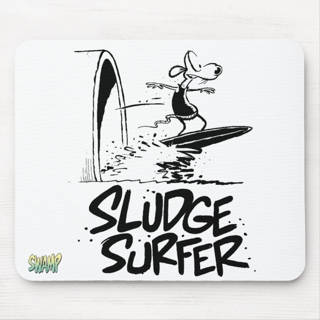 Dy som surfar för evigt Mousepad Musmatta (Framsidan)
