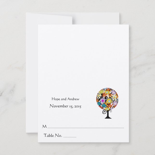 DY You Score and Fold Tält Bröllop Place Cards Inbjudningar (Framsida)