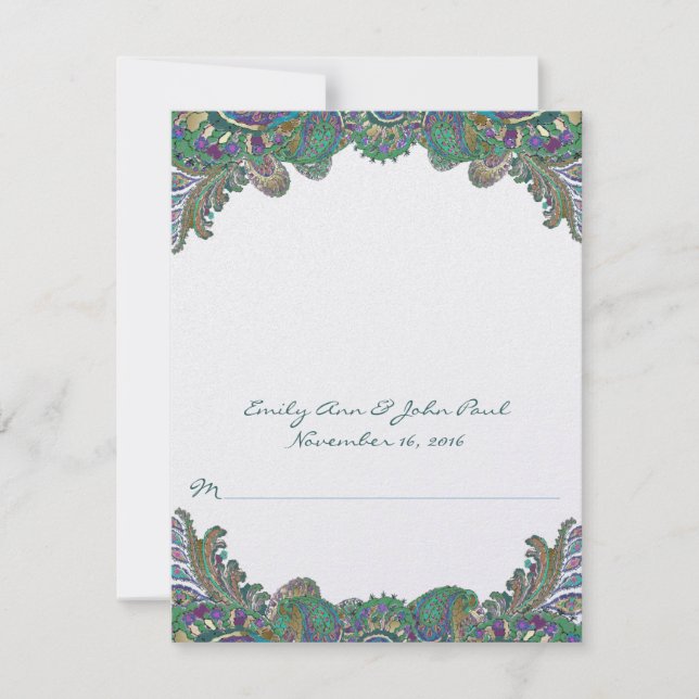 DY You Score and Fold Tält Bröllop Place Cards Inbjudningar (Framsida)