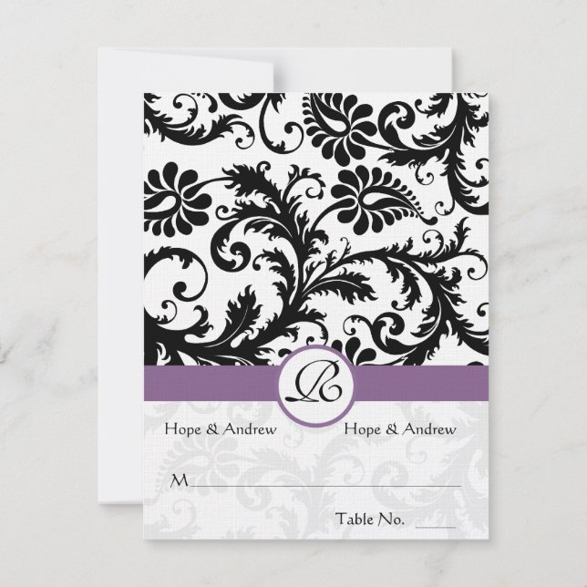 DY You Score and Fold Tält Bröllop Place Cards Inbjudningar (Baksida)