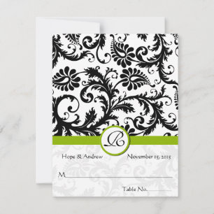 DY You Score and Fold Tält Bröllop Place Cards Inbjudningar