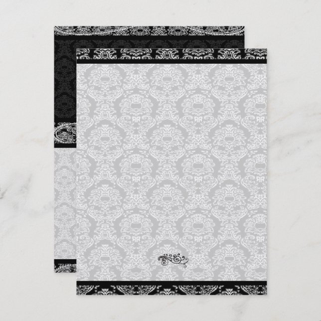 DY You Score and Fold Tält Bröllop Place Cards Inbjudningar (Fram/baksida)