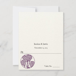 DY You Score and Fold Tält Bröllop Place Cards Inbjudningar