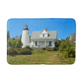 Dyce Head Lighthouse, Maine Bath Mat Badrumsmatta