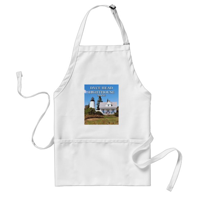 Dyce Head Lighthouse, Maine Cooking Apron Förkläde (Framsidan)