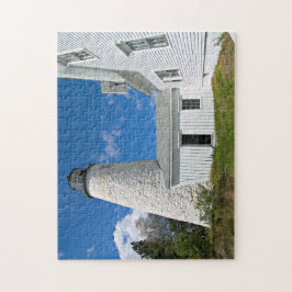 Dyce Head Lighthouse, Maine Jigszle Puzzle Pussel
