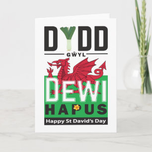 Dydd Gaseyl Dewi Hapus Lycklig St Davids Dag 6 Kort