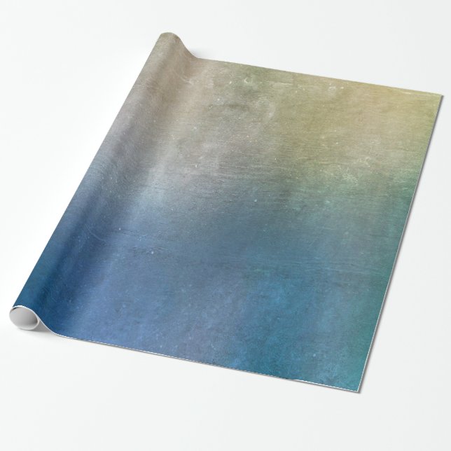 Dye Blue Gift Wrapping Papper Presentpapper (Utrullad)