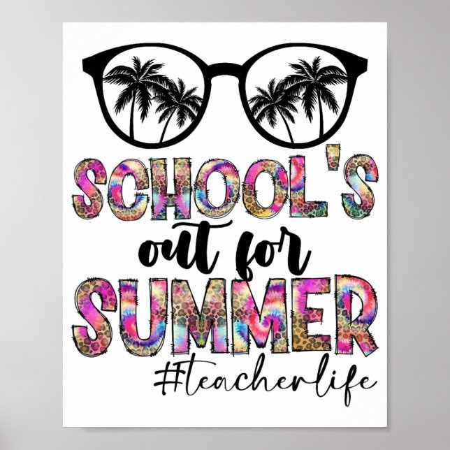 Dye förra Skolor-dagen för sommaruppehåll Poster (Framsidan)