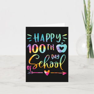 Dye Happy 100:e dagen i skolan Lärare Student 100  Kort