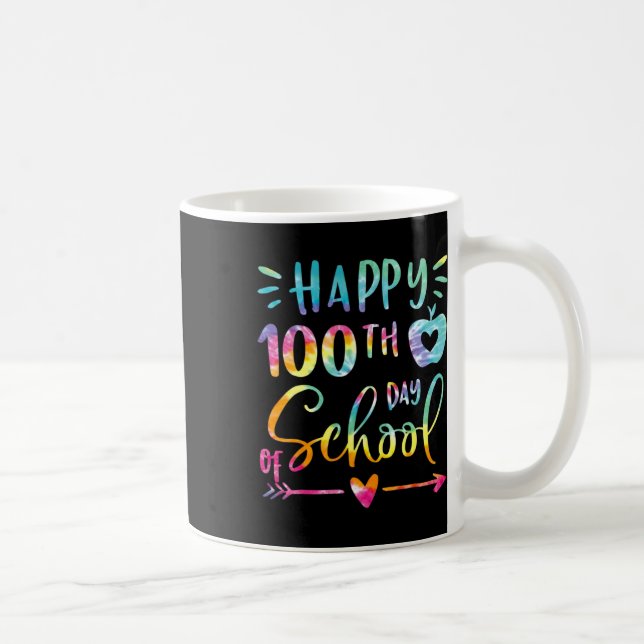 Dye Lycklig 100-årsdagen för skolläraren Student 1 Kaffemugg (Höger)