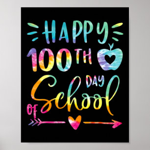 Dye Lycklig 100-årsdagen för skolläraren Student 1 Poster