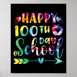 Dye Lycklig 100-årsdagen för skolläraren Student 1 Poster