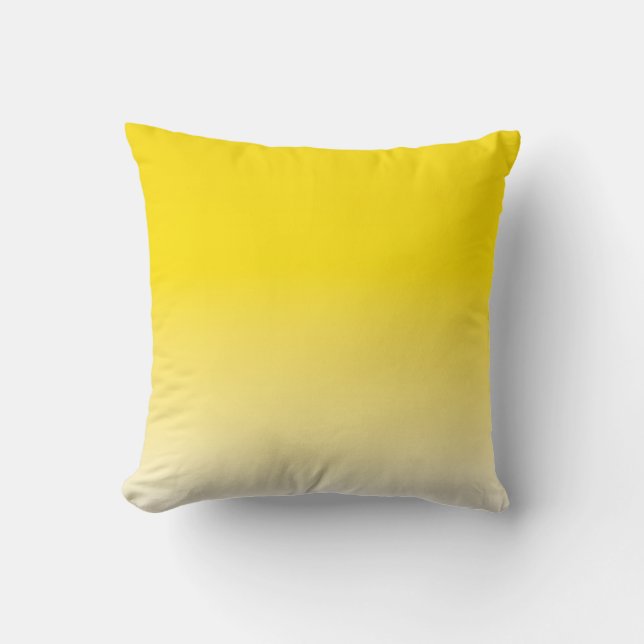 Dye Mist Yellow Kudde (Framsida)