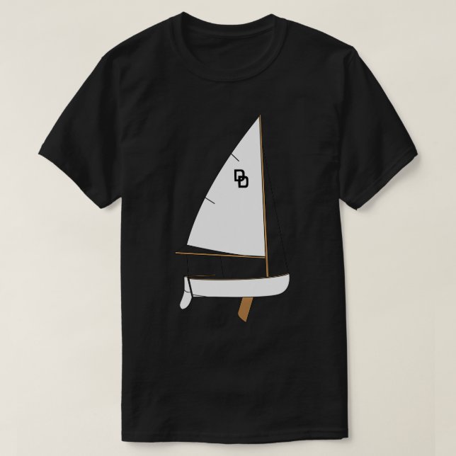 Dyer Dhow Sailboat T Shirt (Design framsida)