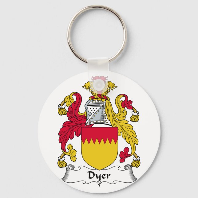 Dyer Family Crest Nyckelring (Framsida)