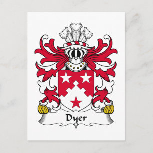 Dyer Family Crest Vykort