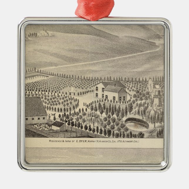 Dyer Hupers egendomar Julgransprydnad Metall (Framsidan)