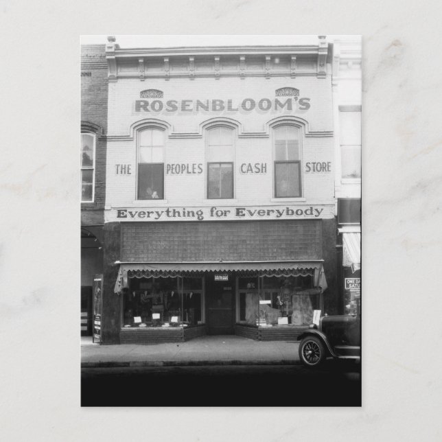 Dyersburg Rosenblooms butik Vykort (Framsida)