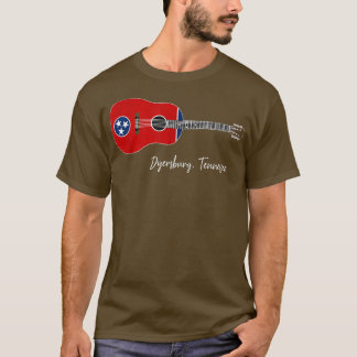 Dyersburg Tennessee Guitar T Shirt