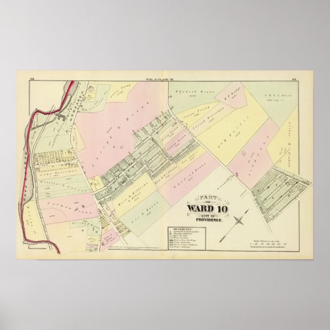 Dyerville Manufacturing Co Atlas Karta Poster (Framsidan)