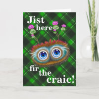 Dyfttut Haggis! Jist här gran det craic!