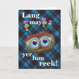 Dyfttut Haggis! Stank för Lang majYer Lum! Tack Kort