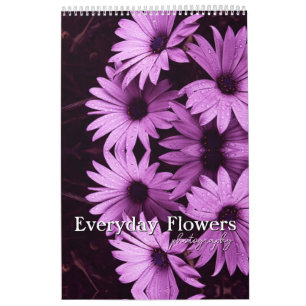 Dygnsblommor - fotografi kalender