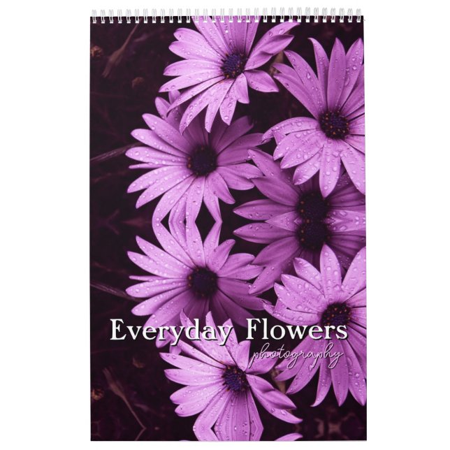 Dygnsblommor - fotografi kalender (Omslag)