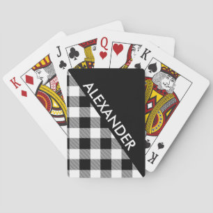 DYI Background Buffalo Blk Play 2 fet trianglar Spelkort