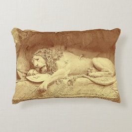 Dying Lion of Luzern - Löwendenkmal Prydnadskudde