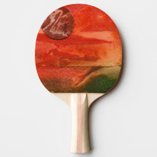 "Dying Sol #3" Ping Pong Paddle Pingisracket