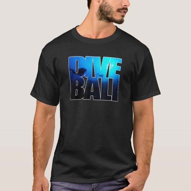 Dyk Bali dykare idéer T Shirt (Framsida)