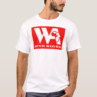 Dyk Niger - logotyp bekläda - webbenadressbaksida Tee
