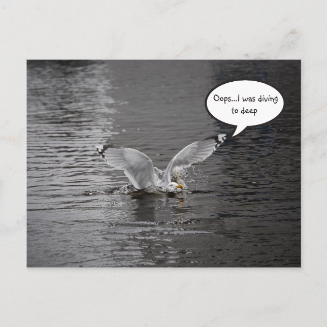 Dyk till djup vykort (Framsida)