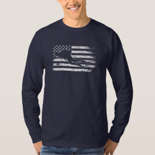 Dyka American flagga T Shirt