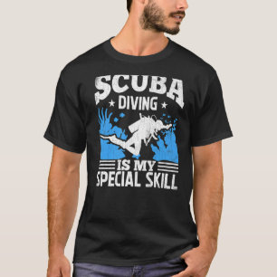 Dyka är min Speciella färskekuba Divers Gra T Shirt