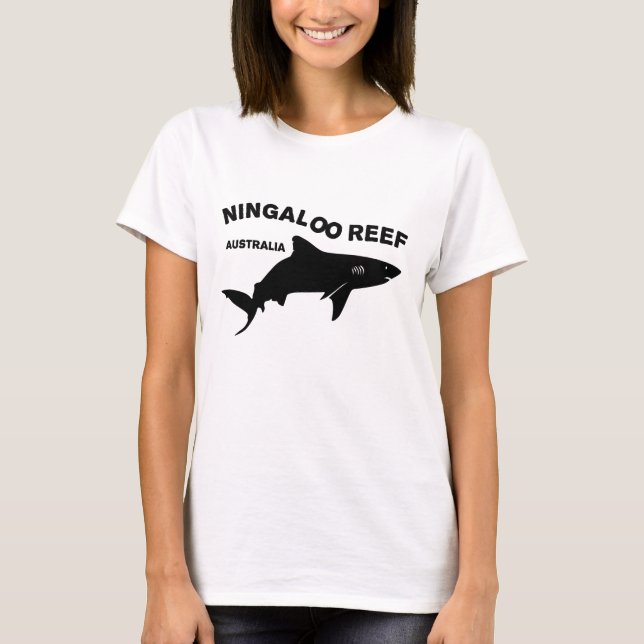 Dyka av haj i Australien, Ningaloo Reef T Shirt (Framsida)