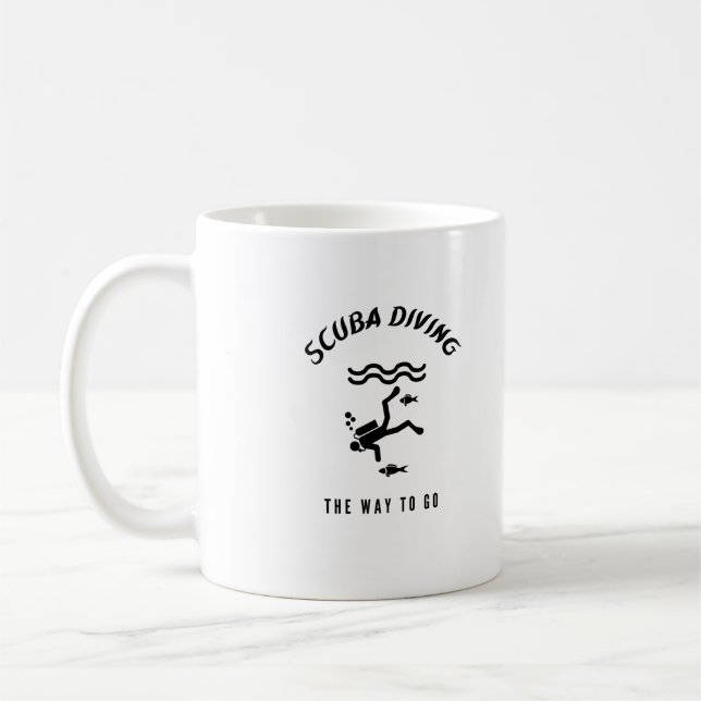 Dyka av vägen kaffemugg (Vänster)